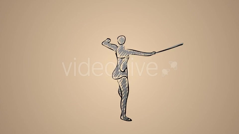 Rhythmic Gymnastics Womens Hoop 01 Videohive 20750204 Motion Graphics Image 2