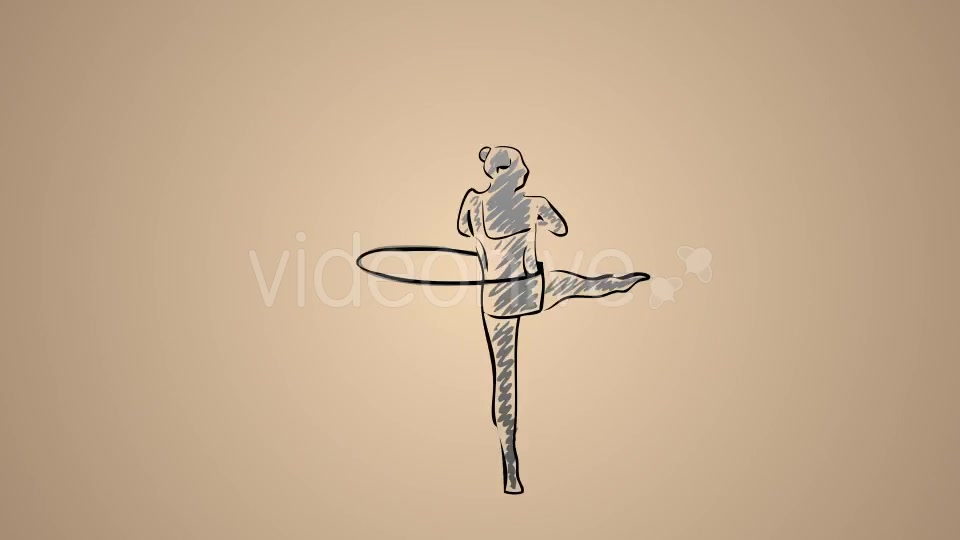 Rhythmic Gymnastics Womens Hoop 01 Videohive 20750204 Motion Graphics Image 5