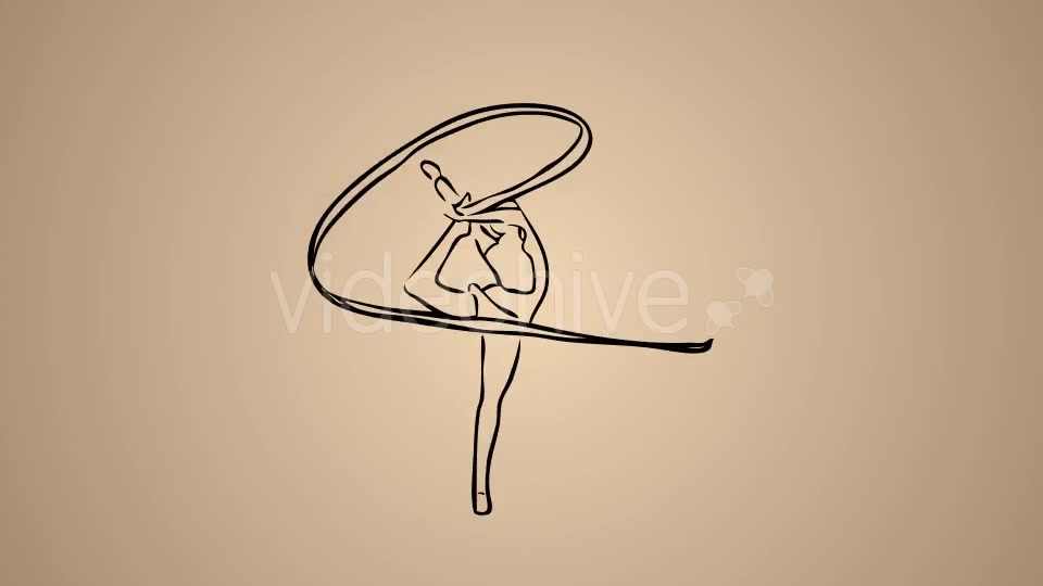 Rhythmic Gymnastics Womens Ribbon 01 Videohive 20755412 Motion Graphics Image 6