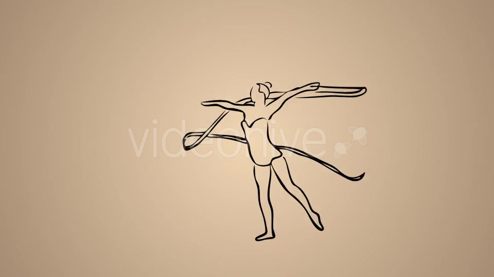 Rhythmic Gymnastics Womens Ribbon 03 Videohive 20755480 Motion Graphics Image 6
