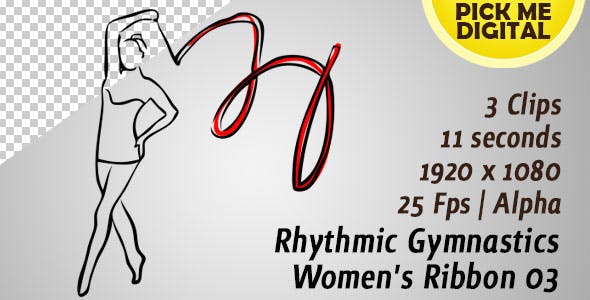 Rhythmic Gymnastics Womens Ribbon 03 - Download Videohive 20755480
