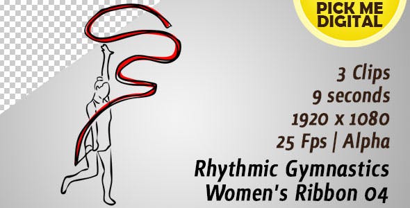 Rhythmic Gymnastics Womens Ribbon 04 - 20755525 Videohive Download