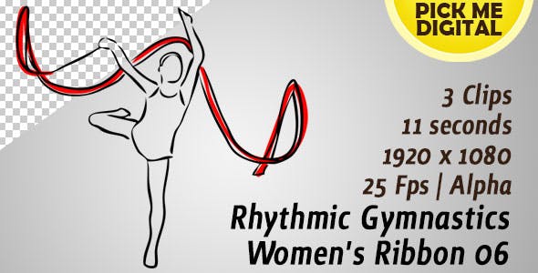 Rhythmic Gymnastics Womens Ribbon 06 - Download 20755629 Videohive