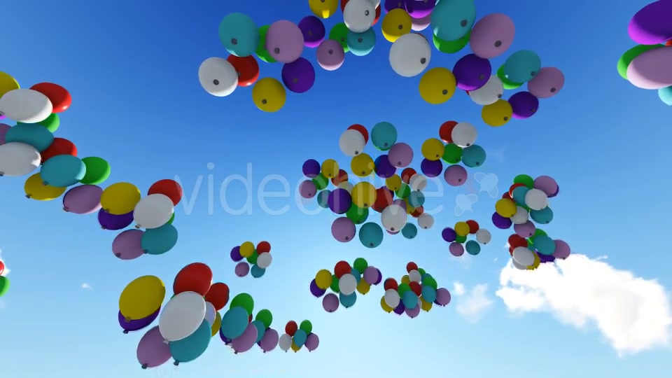 Rising balloons Videohive 19831297 Motion Graphics Image 3
