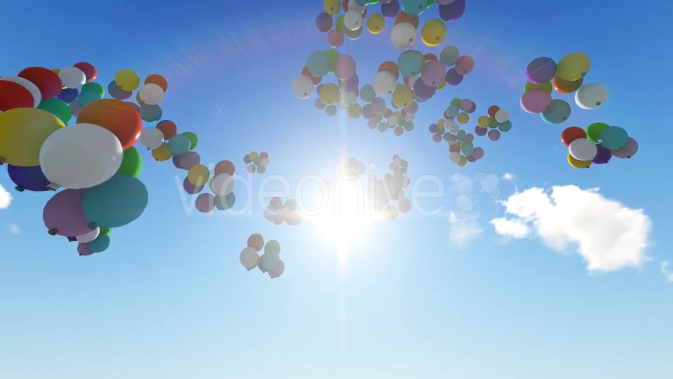 Rising balloons Videohive 19831297 Motion Graphics Image 6