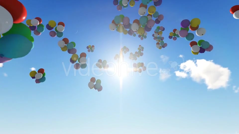 Rising balloons Videohive 19831297 Motion Graphics Image 7
