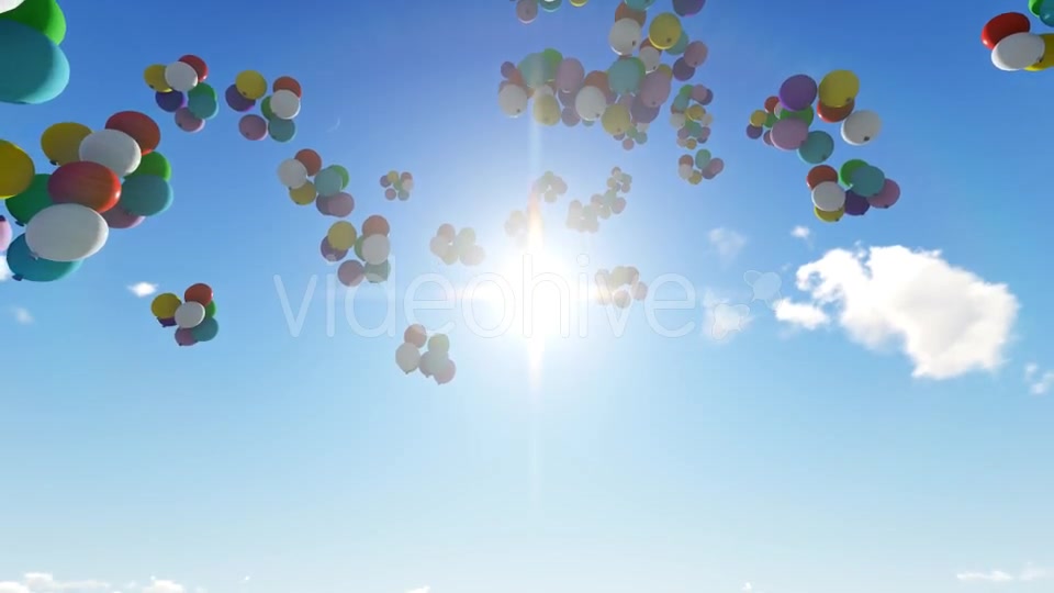 Rising balloons Videohive 19831297 Motion Graphics Image 8
