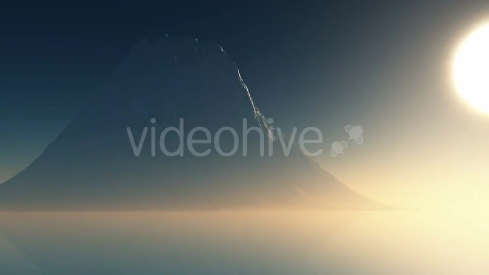 Rising Sun And Mountain At Ocean Videohive 15784455 Motion Graphics Image 5