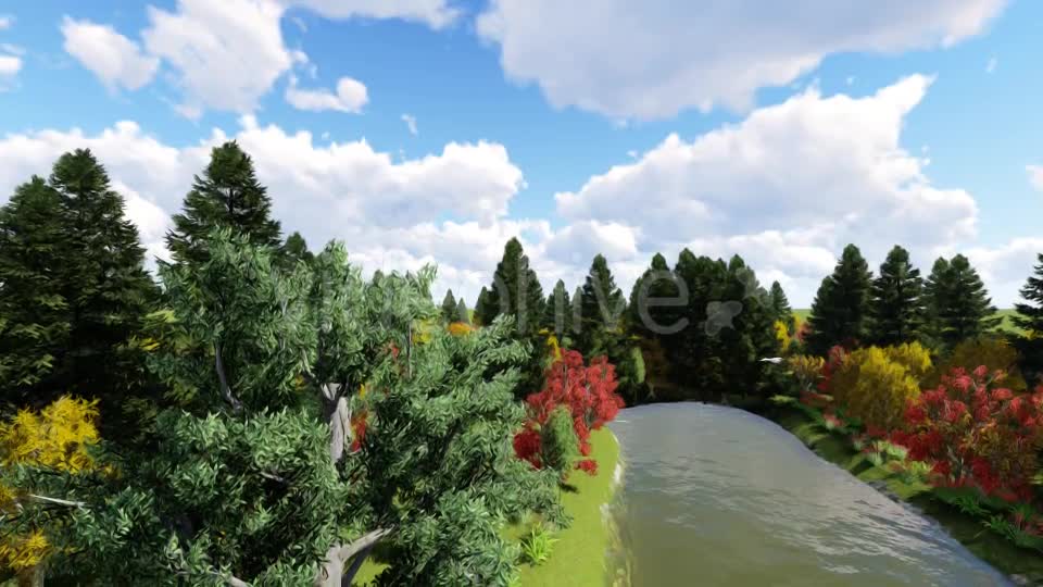 River Horse Matte Painting Videohive 17195768 Motion Graphics Image 1