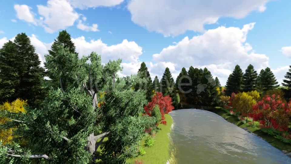 River Horse Matte Painting Videohive 17195768 Motion Graphics Image 2