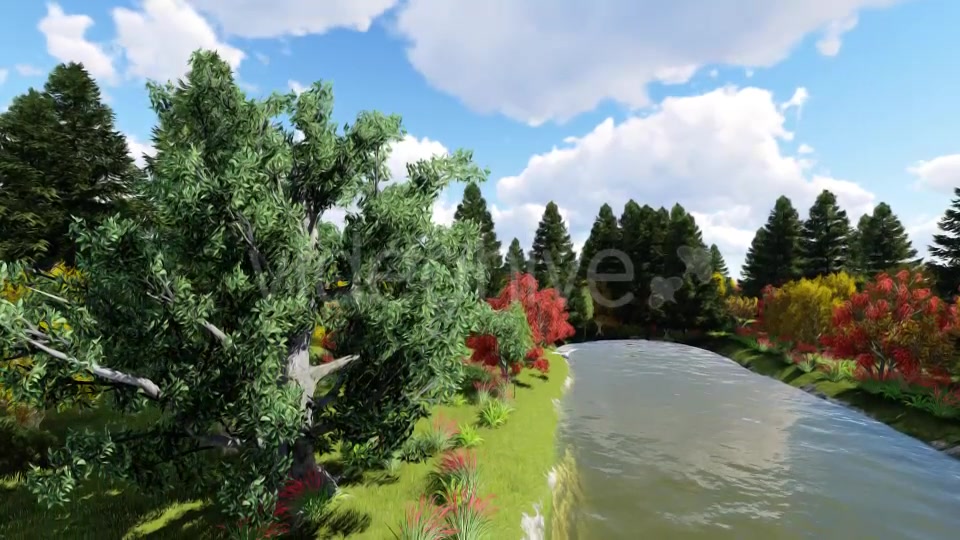 River Horse Matte Painting Videohive 17195768 Motion Graphics Image 3