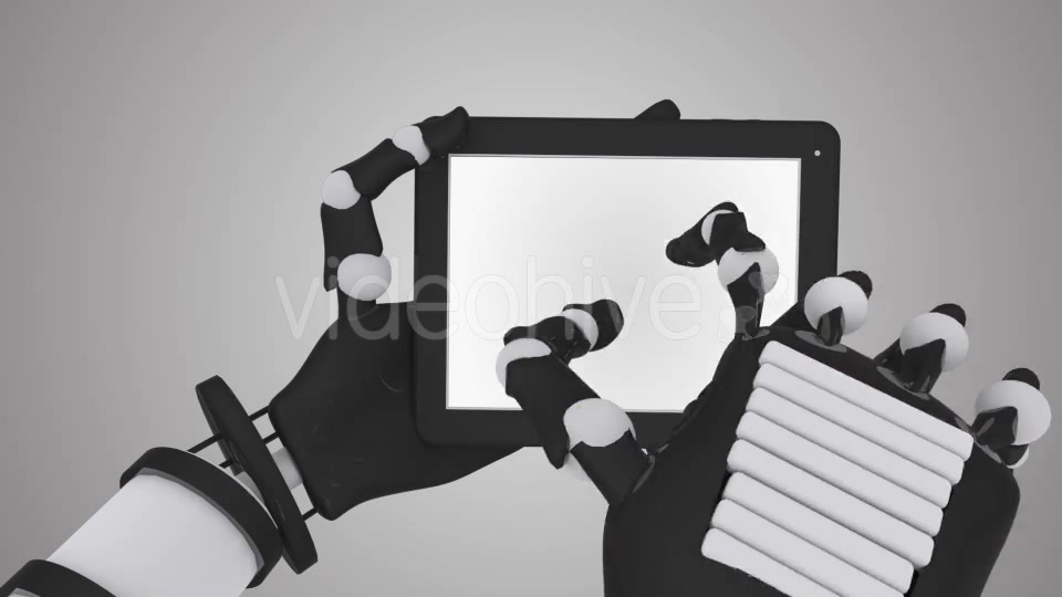 Robo Hand Tablet Touch Screen Animation Videohive 11307600 Motion Graphics Image 11
