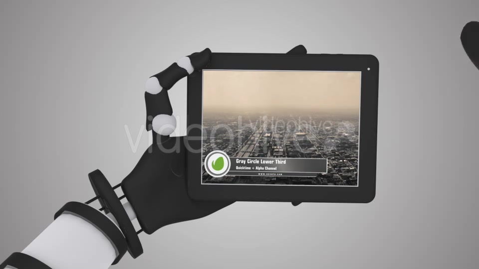 Robo Hand Tablet Touch Screen Animation Videohive 11307600 Motion Graphics Image 7