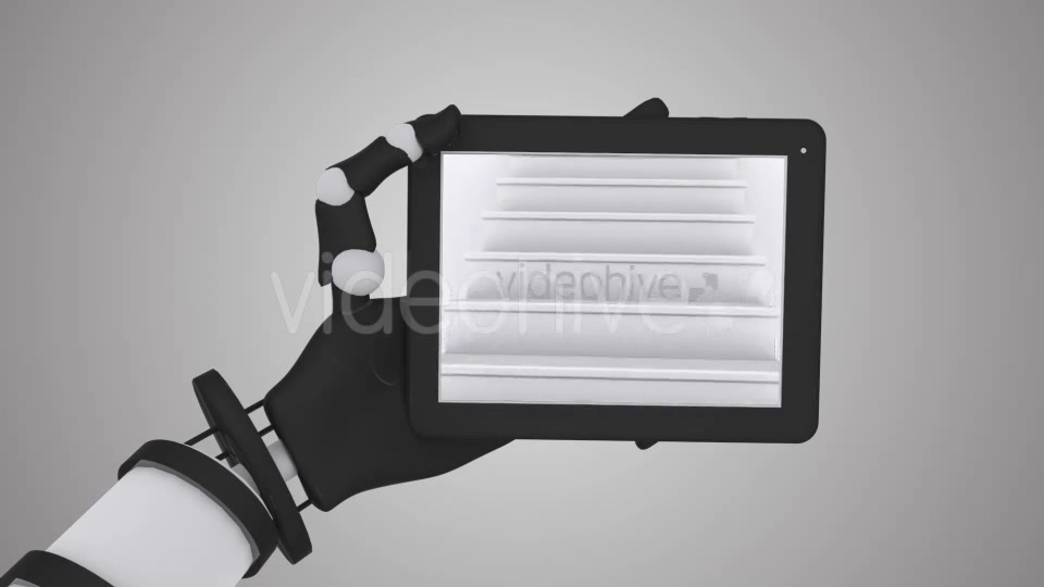 Robo Hand Tablet Touch Screen Animation Videohive 11307600 Motion Graphics Image 9