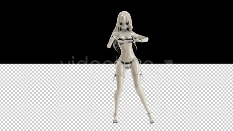 Robot Manga Character Dancing Videohive 21420263 Motion Graphics Image 1