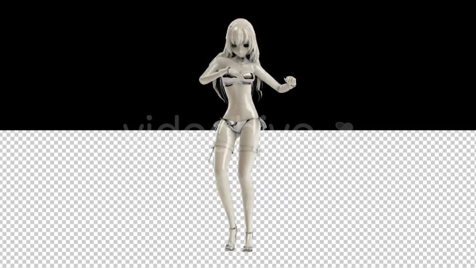 Robot Manga Character Dancing Videohive 21420263 Motion Graphics Image 2