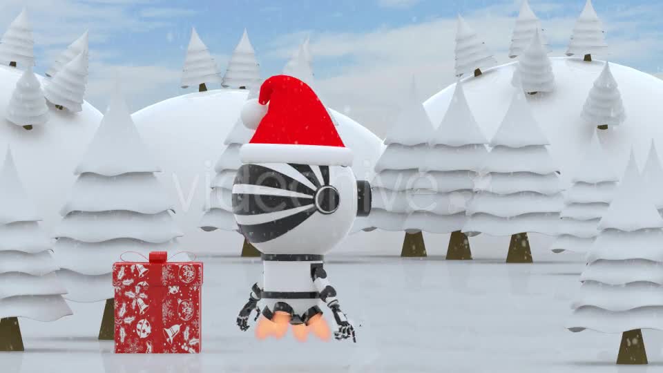 Robot SS2 Christmas Greetings Videohive 13853160 Motion Graphics Image 1
