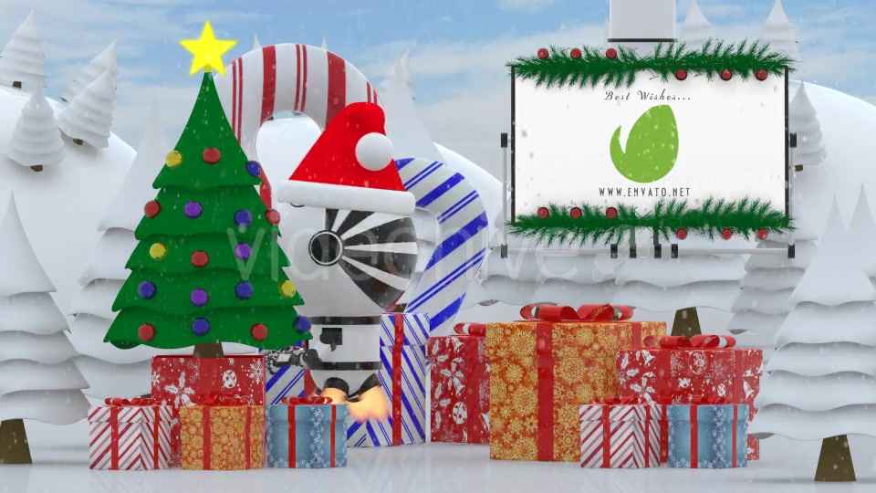 Robot SS2 Christmas Greetings Videohive 13853160 Motion Graphics Image 10