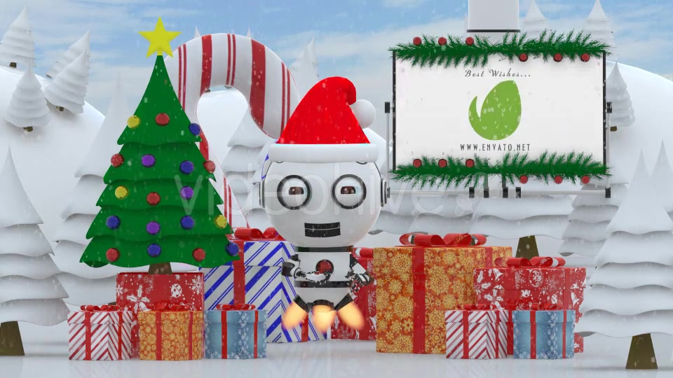 Robot SS2 Christmas Greetings Videohive 13853160 Motion Graphics Image 9