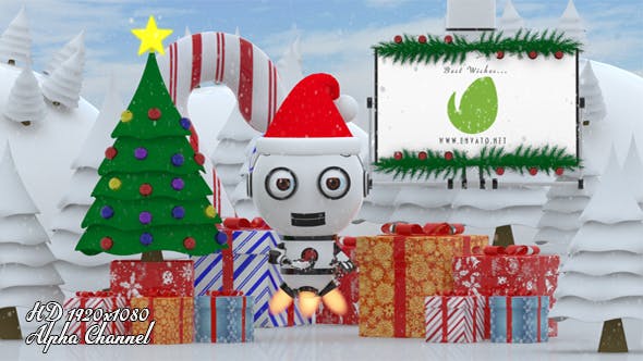 Robot SS2 Christmas Greetings - Videohive 13853160 Download