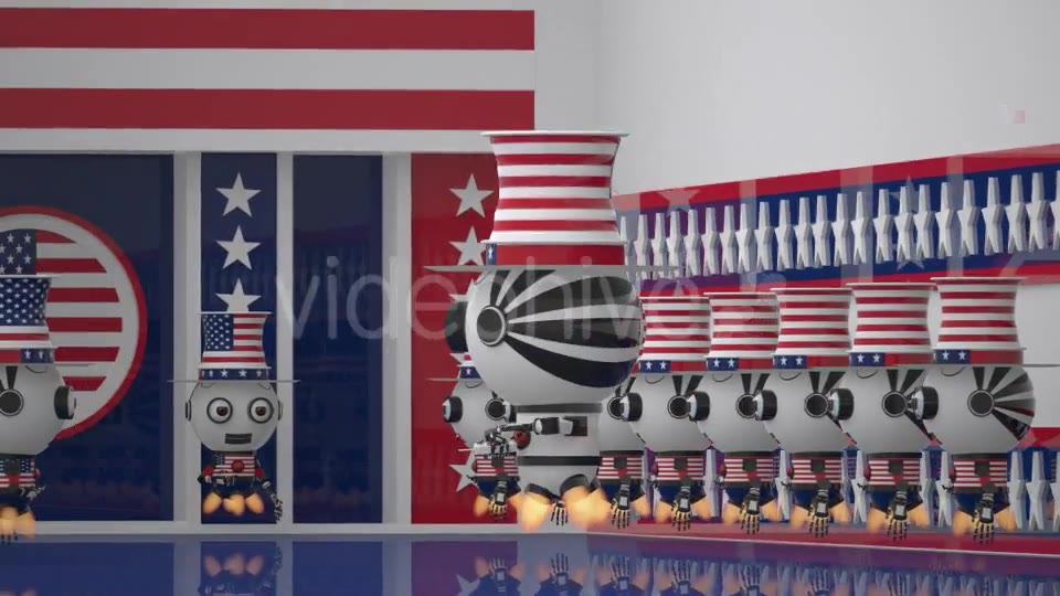 Robot SS2 USA Patriot Opener Videohive 11561453 Motion Graphics Image 10