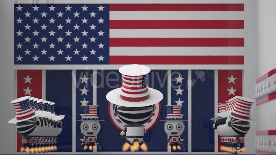 Robot SS2 USA Patriot Opener Videohive 11561453 Motion Graphics Image 11