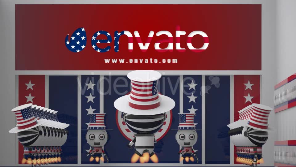 Robot SS2 USA Patriot Opener Videohive 11561453 Motion Graphics Image 12