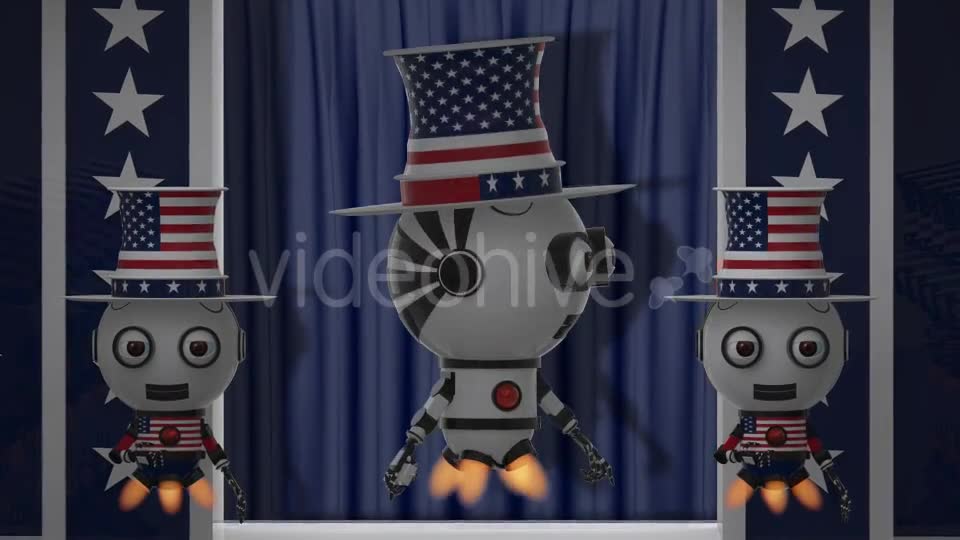 Robot SS2 USA Patriot Opener Videohive 11561453 Motion Graphics Image 2