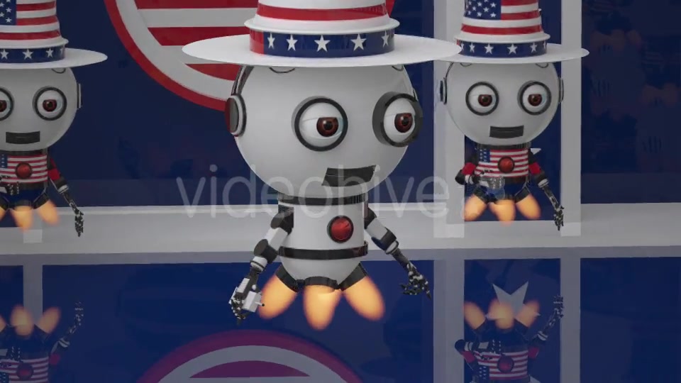 Robot SS2 USA Patriot Opener Videohive 11561453 Motion Graphics Image 4