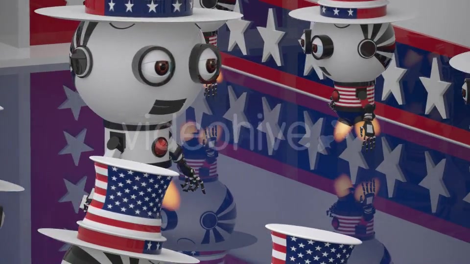 Robot SS2 USA Patriot Opener Videohive 11561453 Motion Graphics Image 5