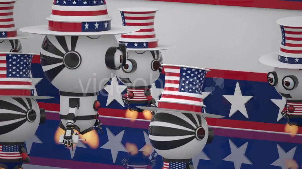 Robot SS2 USA Patriot Opener Videohive 11561453 Motion Graphics Image 6