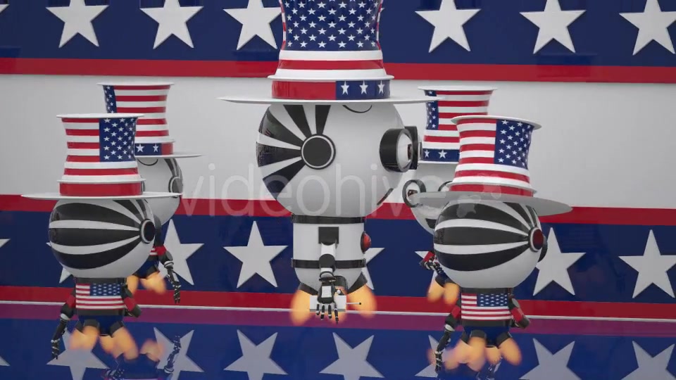 Robot SS2 USA Patriot Opener Videohive 11561453 Motion Graphics Image 7