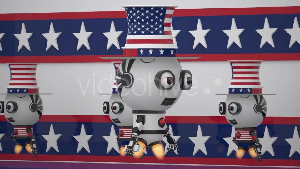 Robot SS2 USA Patriot Opener Videohive 11561453 Motion Graphics Image 9