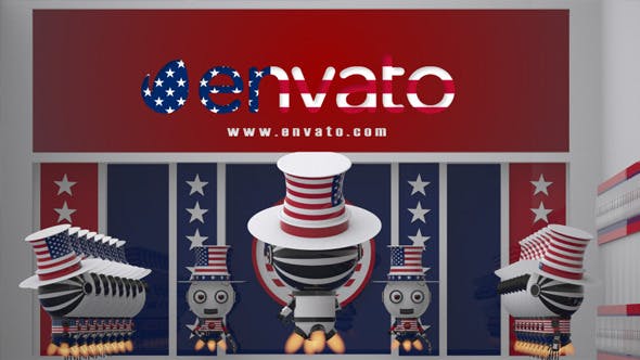 Robot SS2 USA Patriot Opener - Videohive Download 11561453