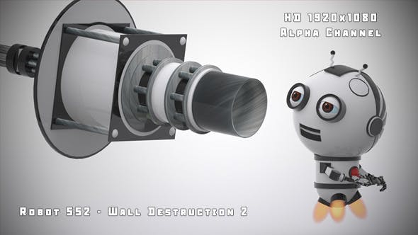 Robot SS2 Wall Destruction 2 - Download Videohive 12145189