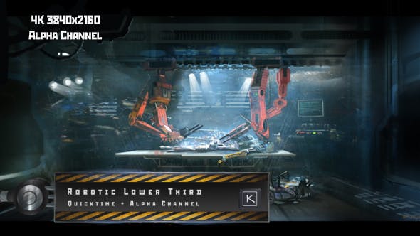 Robotic Lower Third - Videohive 17188649 Download