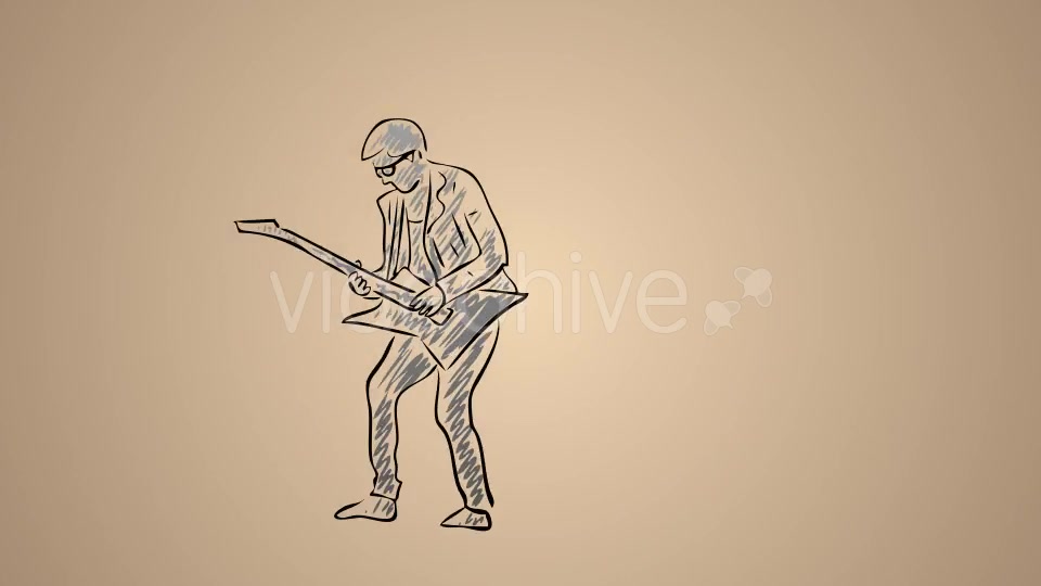 Rock Guitarist Videohive 20755711 Motion Graphics Image 4