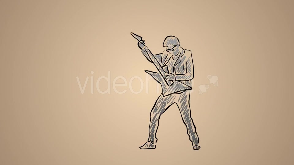 Rock Guitarist Videohive 20755711 Motion Graphics Image 5