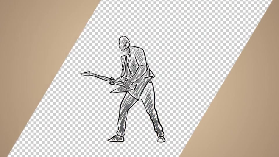 Rock Guitarist Videohive 20755711 Motion Graphics Image 7