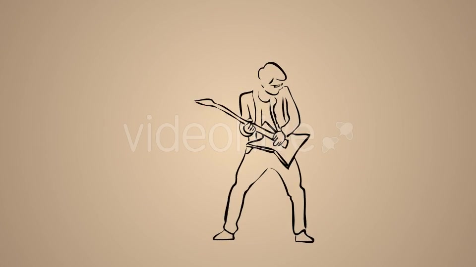 Rock Guitarist Videohive 20755711 Motion Graphics Image 8