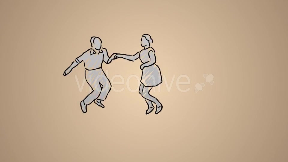 Rock n Roll Couple Dance Videohive 20233599 Motion Graphics Image 2