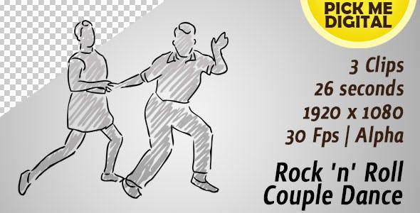 Rock n Roll Couple Dance - Videohive Download 20233599