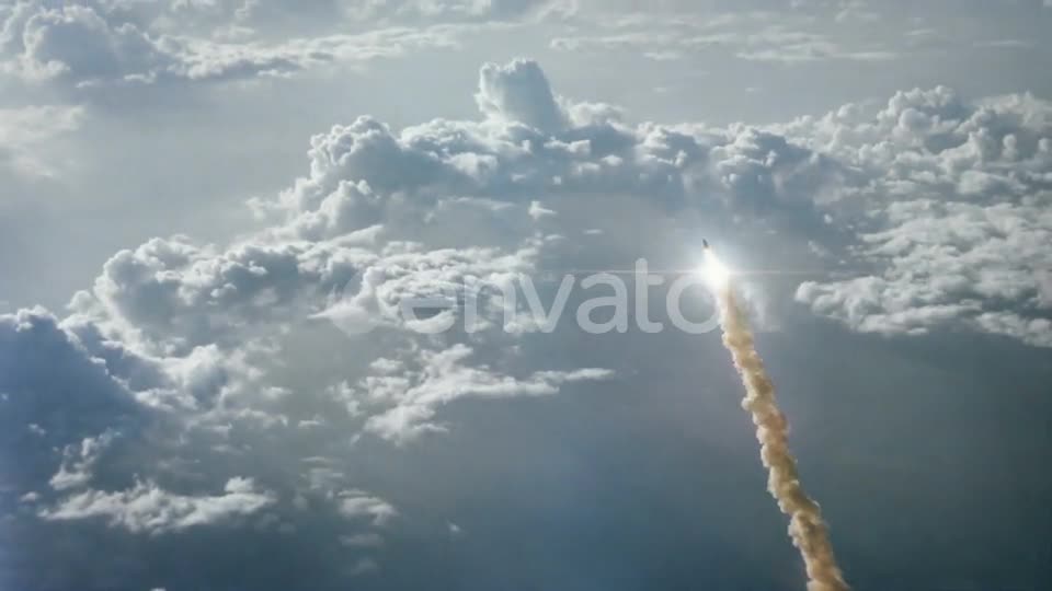 Rocket Launching into Space Videohive 23673253 Motion Graphics Image 1