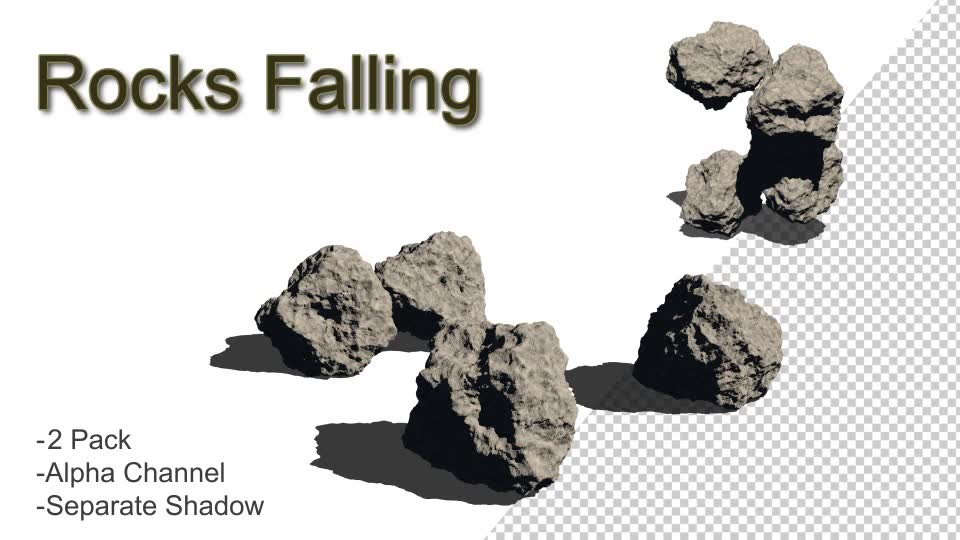 Rocks Falling Videohive 21249045 Motion Graphics Image 2