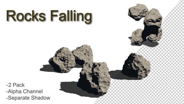 Rocks Falling - Videohive 21249045 Download