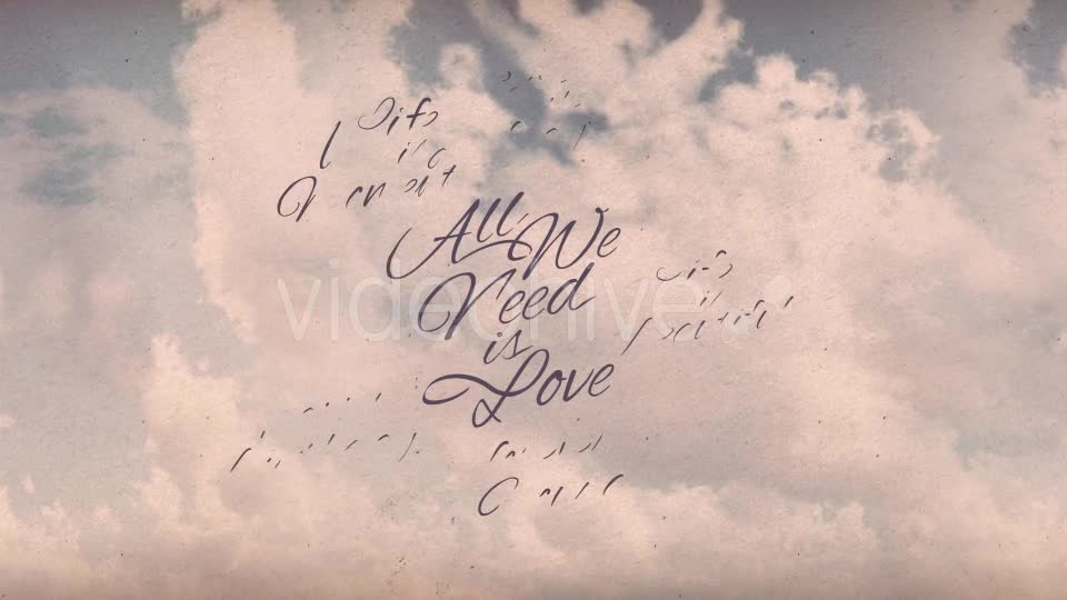 Romantic Calligraphic Titles Background Videohive 15006777 Motion Graphics Image 1