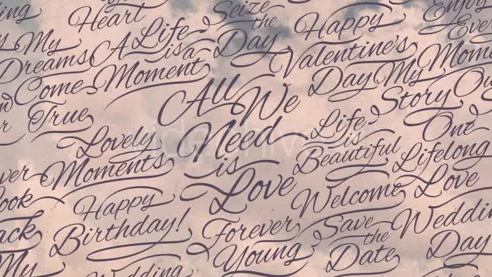 Romantic Calligraphic Titles Background Videohive 15006777 Motion Graphics Image 10