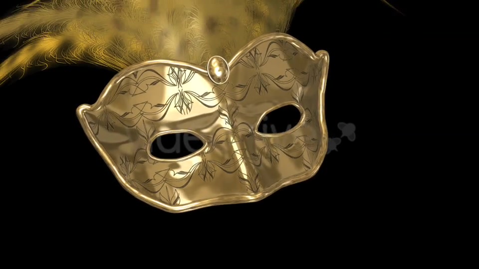 Romantic Mask Gold and Feathers Pack of 2 Videohive 13970122 Motion Graphics Image 8