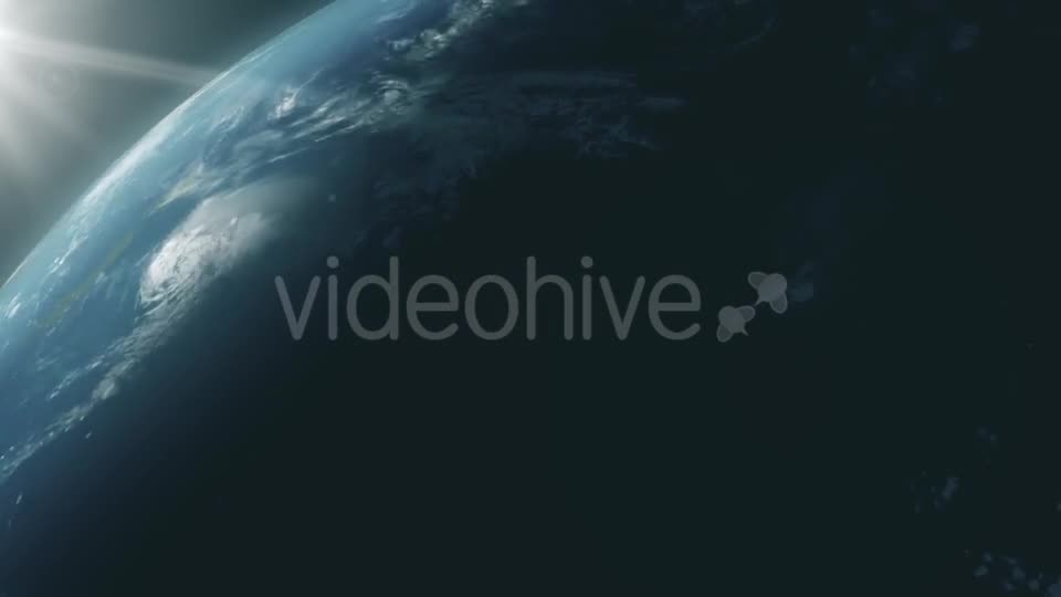 Rotating Earth Globe View From Space Videohive 19511897 Motion Graphics Image 1
