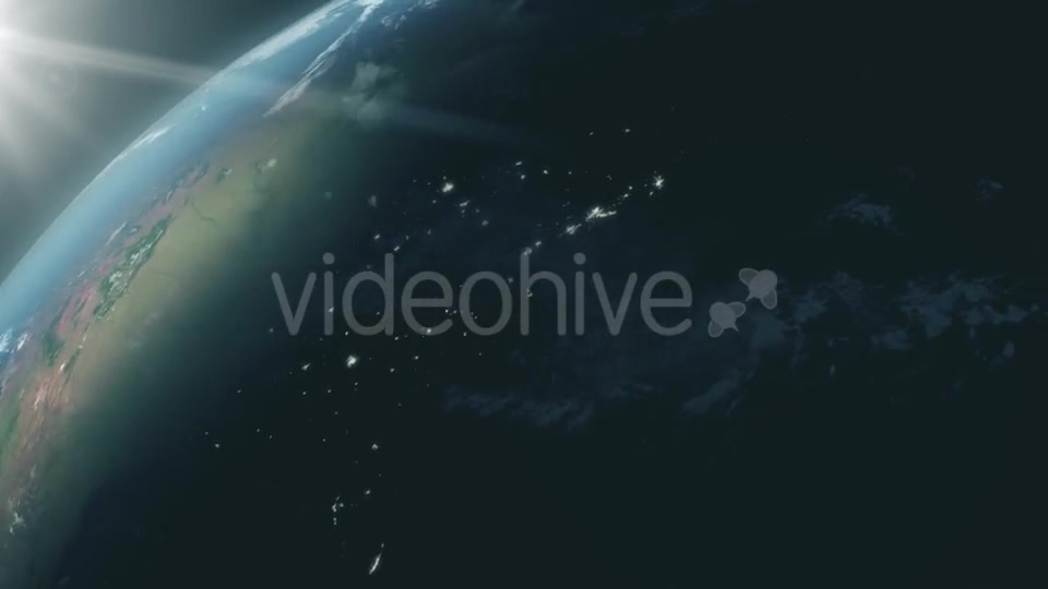 Rotating Earth Globe View From Space Videohive 19511897 Motion Graphics Image 4